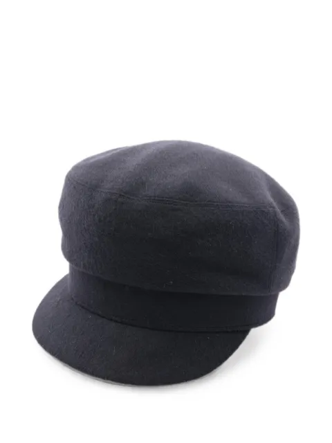 Hermès Pre-Owned 2010s cashmere casquette hat Black 1083513