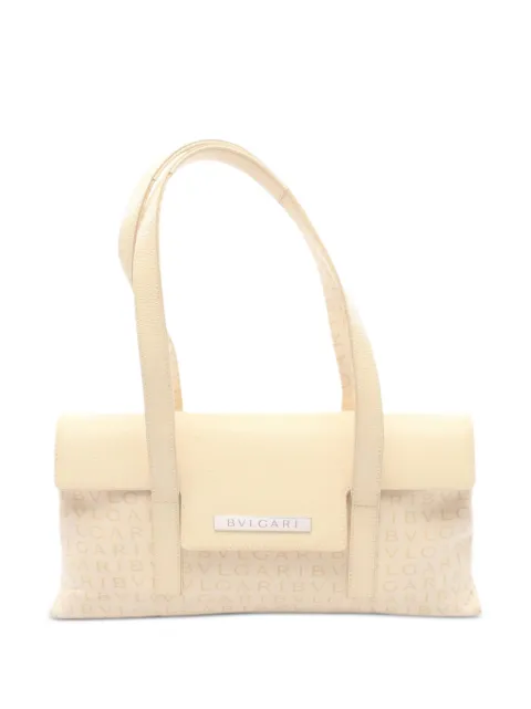 Bvlgari Pre-Owned 2000s Logomania handbag Neutrals 1083382