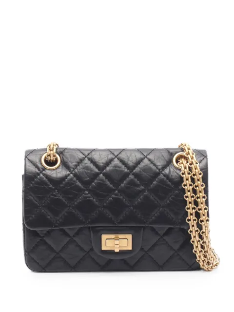 CHANEL Pre-Owned 2019 2.55 quilted shoulder bag Black 108532729630454
