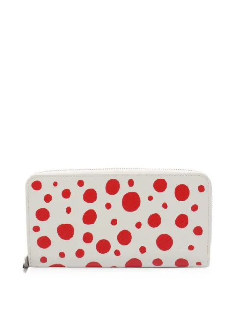 Louis Vuitton Pre-Owned x Yayoi Kusama 2021s leather dots wallet White 1081938