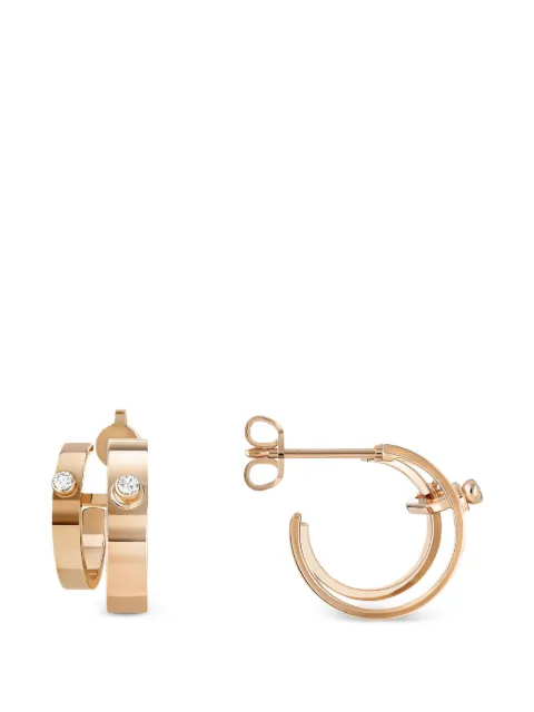 Nouvel Heritage Monday Morning Mood diamond hoop earrings Pink NH41023R000