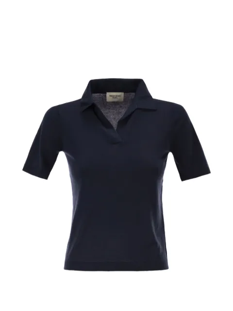 Weekend Max Mara short-sleeve V-neck T-shirt Blue 26253661416