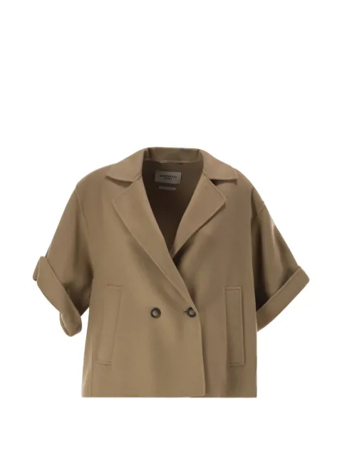 Weekend Max Mara double-breasted boxy jacket Neutrals 2625086031600