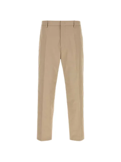 Jil Sander pressed-crease straight-leg trousers Neutrals J21KA0011J45340