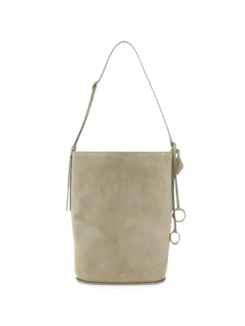 Alaïa small Hip suede leather shoulder bag Neutrals AA1L6005CA577