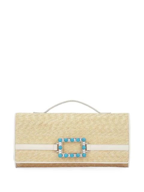 Roger Vivier Belle Vivier buckle-detail tote bag Neutrals RBWAORC6203V79