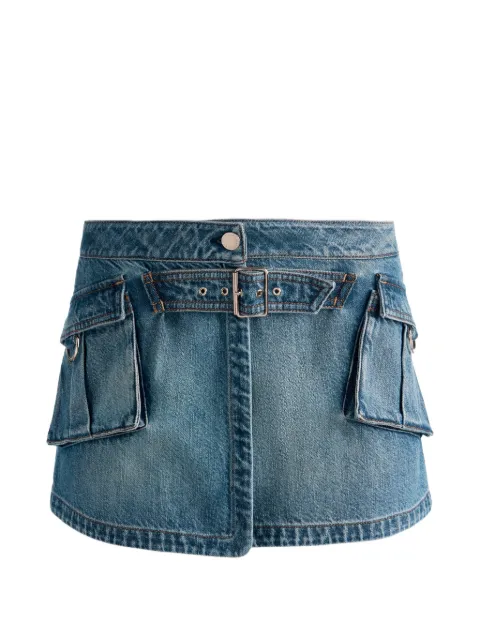 alice + olivia Brandy cargo mini skirt Blue CD607117321