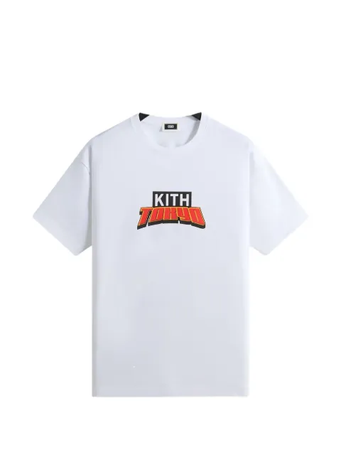 KITH Tokyo logo-print T-shirt White KHMG030080101