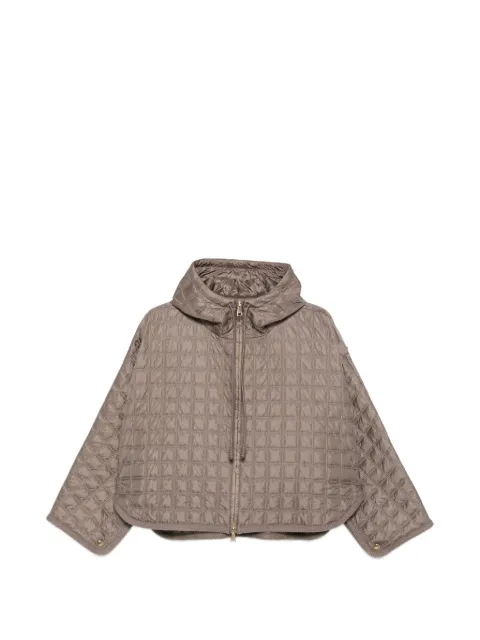 Moncler quilted hooded cape Brown L20933G00012788WH