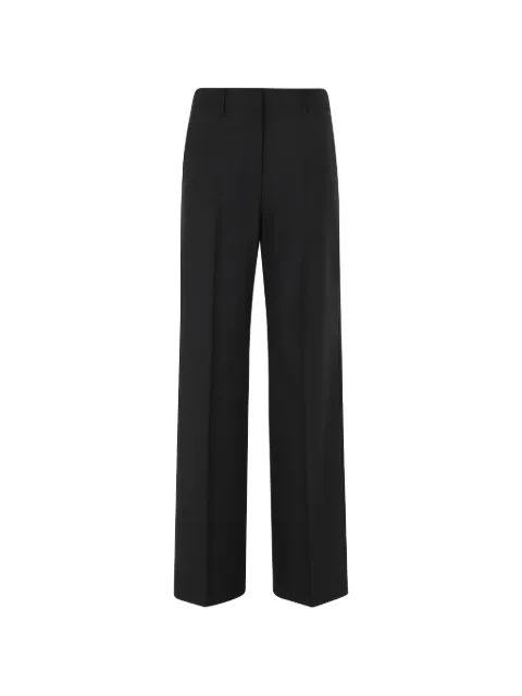 Erika Cavallini high-waisted pressed-crease trousers Black P6WH05099