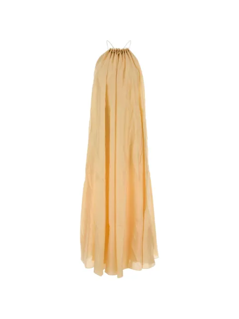 ZIMMERMANN Aster halterneck maxi dress Neutrals 9682DSS261