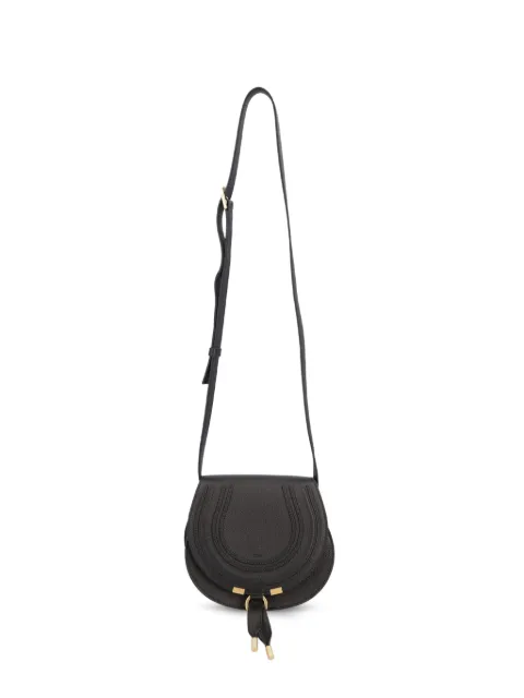 Chloé Vintage small Marcie saddle cross body bag Black 48955555217756