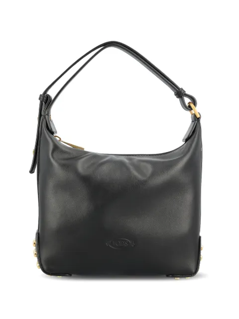 Tod's mini stud-embellished leather tote bag Black XBWGMTE0100ROR