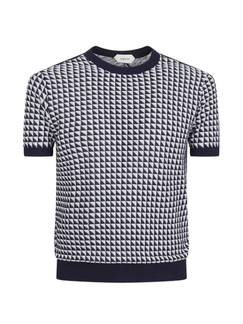 Versace geometric-pattern T-shirt White 10257391A18328