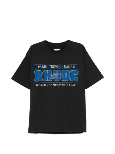 RHUDE graphic-print T-shirt Black RHPF26TT050126183