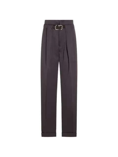 The Attico belted pleated trousers Pink 261WCP00312WWW065AA