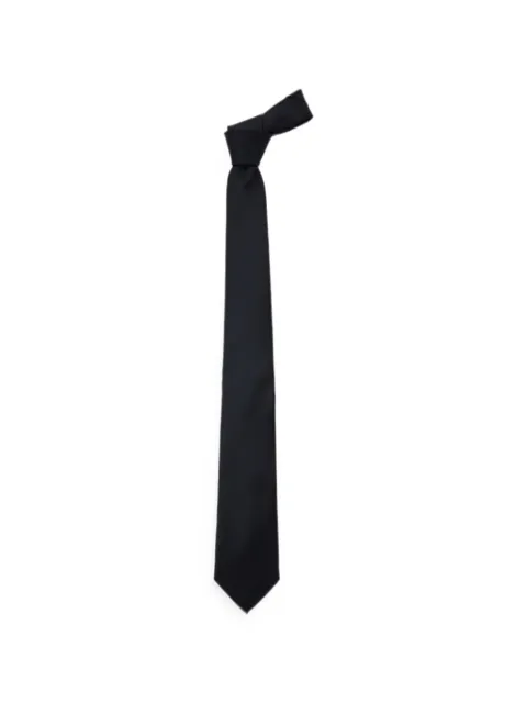Tagliatore logo-patch tie Black TIEA10003BLU