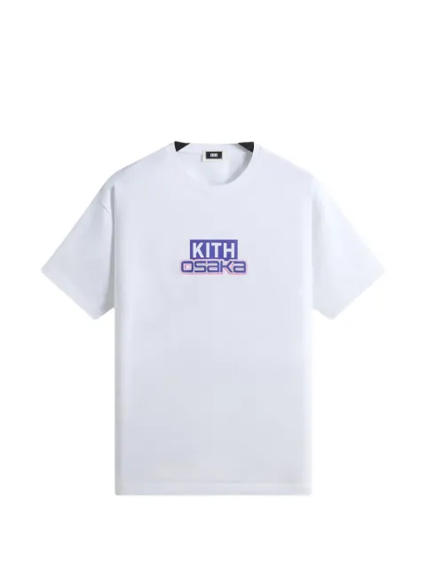 KITH Osaka logo-print T-shirt White KHMG030074101