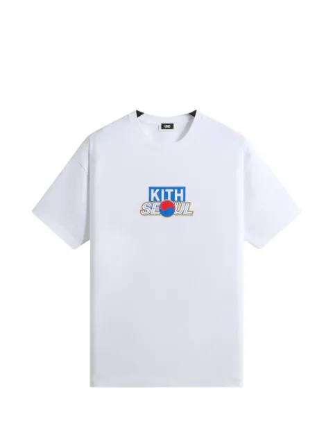 KITH Seoul Classic Logo short-sleeve T-shirt White KHMG030075