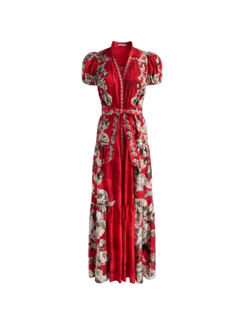 alice + olivia Cora maxi dress Red CC607P15514
