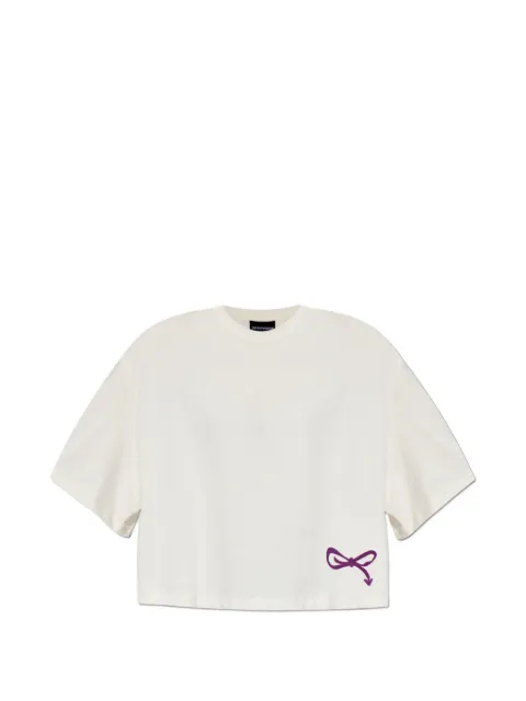 Emporio Armani logo-print oversized T-shirt White EW005129AF13318