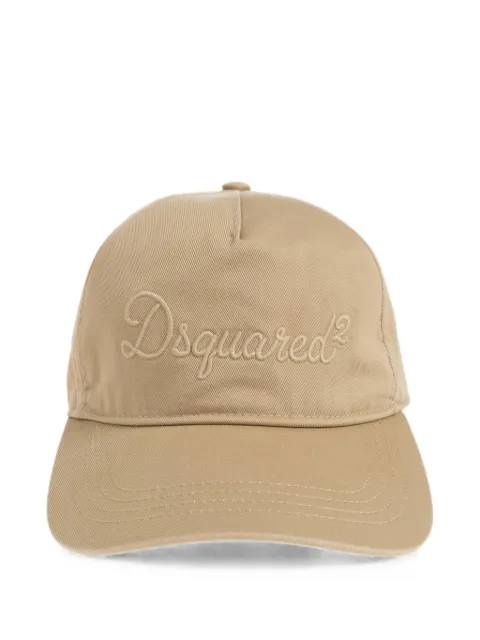 DSQUARED2 logo-embroidered baseball cap Neutrals BCW018205C00001