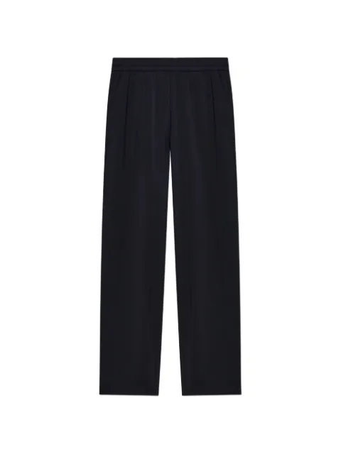 Emporio Armani logo-embroidered loose-fit trousers Blue EM006858AF28109