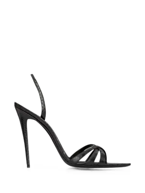 Saint Laurent Kate slingback heeled sandals Black 859260AAGFL