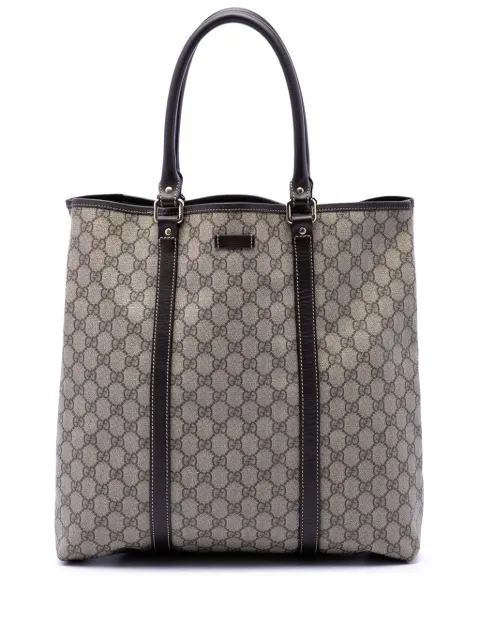 Gucci Pre-Owned 2016-2026 GG Supreme Joy Vertical tote bag Brown H3K7OL4WA3IN5D3U