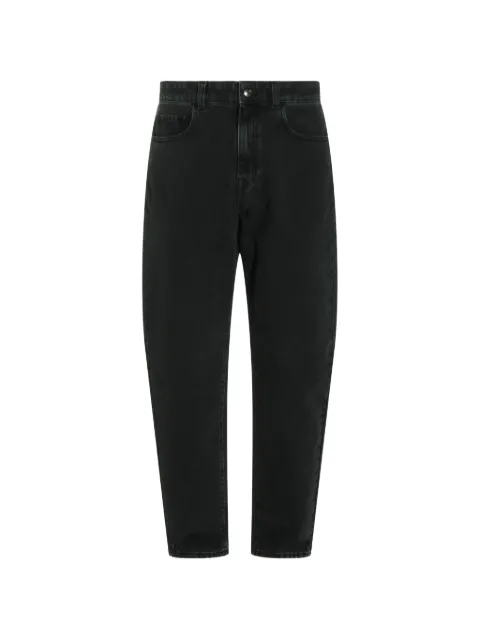 Canali logo-patch jeans Black 91747PD01663111