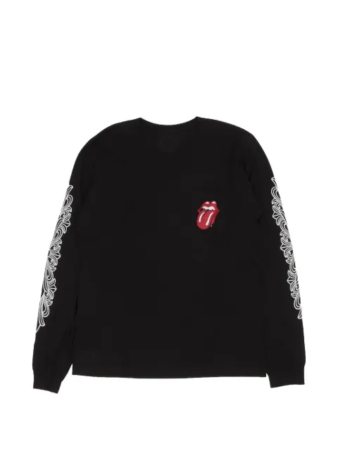 Chrome Hearts Rolling Stones Horseshoe sweatshirt Black CHRM1478