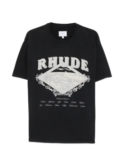 RHUDE Dakar convoy tee Black RHFW26TT08012