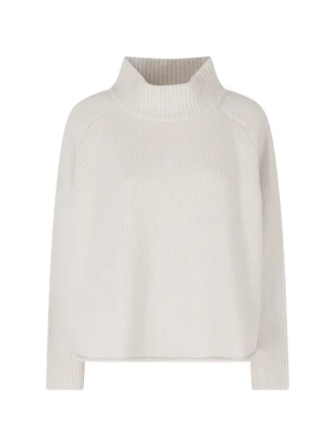 Roberto Collina high-neck raglan-sleeve sweater White 263FXB20103