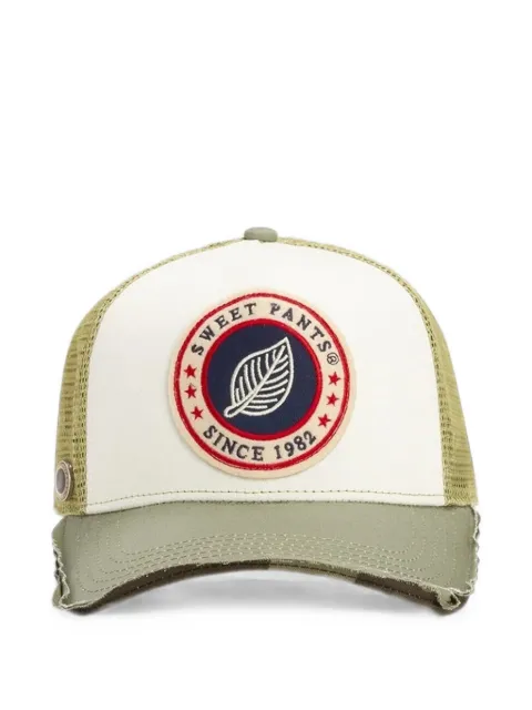 SWEET PANTS logo-patch mesh-panel cap Neutrals HOMERUN
