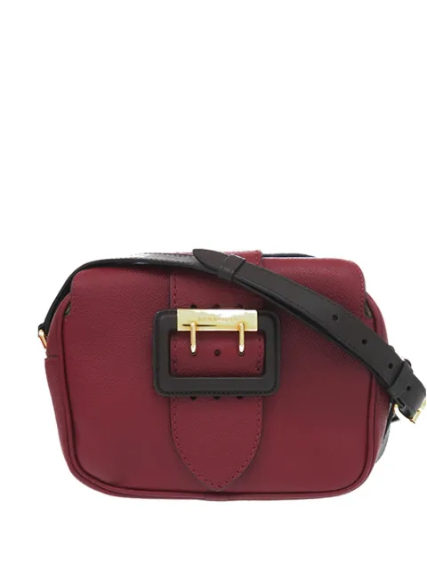 Burberry Pre-Owned 2000-2017 Small Leather Medley Buckle Crossbody shoulder bag Red 0FL9HSOHN4W7VLMI