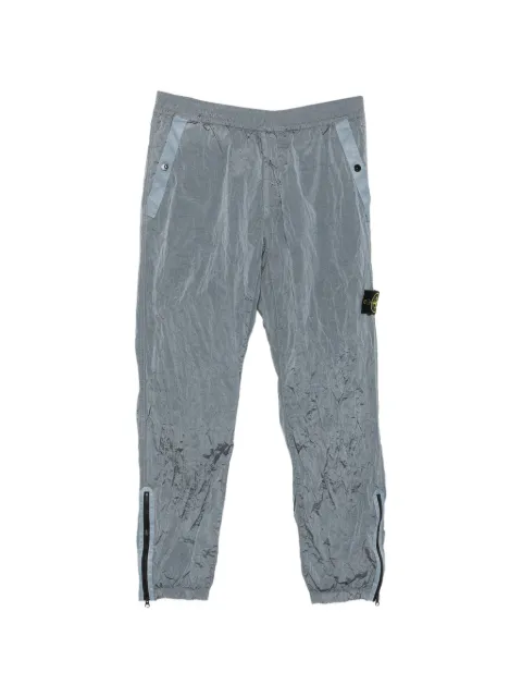 Stone Island logo-patch track pants Blue L2S153100011S0019