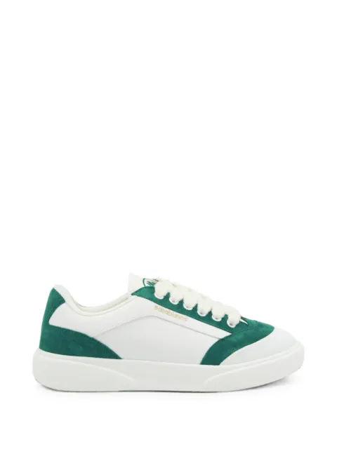Casablanca Del Mar suede-panelled logo-print sneakers White APF26SNK02502M