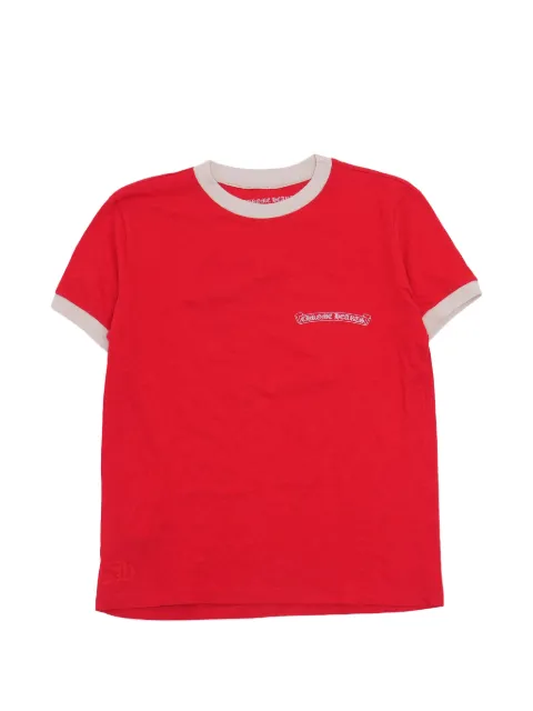 Chrome Hearts logo-print T-shirt Red CHRM1475