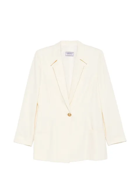 Versace Pre-Owned 1990s Medusa-button single-breasted blazer Neutrals VE350BYC