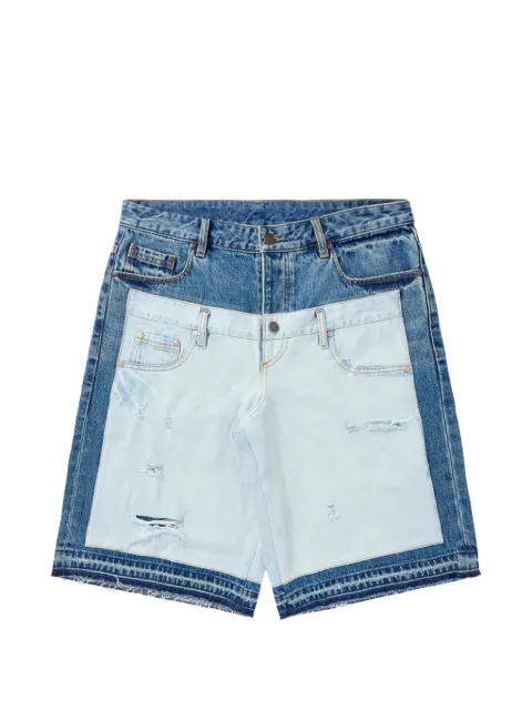 Billionaire Boys Club Apollo panelled denim shorts Blue 8613101XWASH