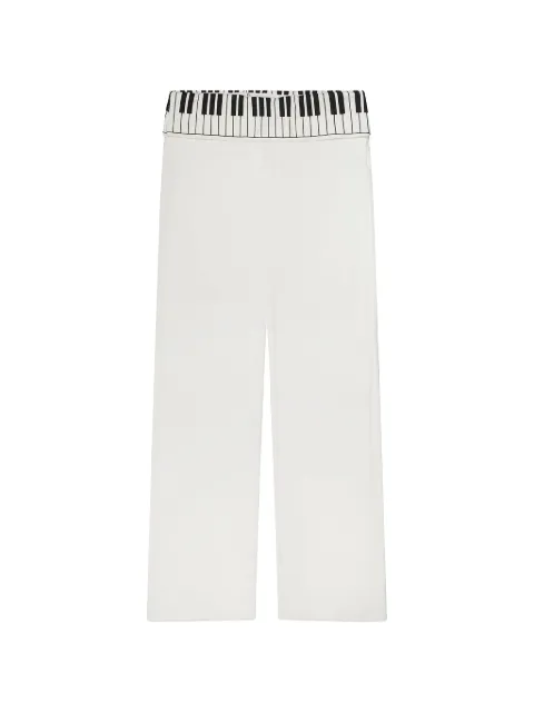 Praying piano-key track pants White PRAY242170