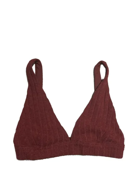 Alo Yoga ribbed-knit sports bra Red ALO19