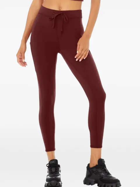 Alo Yoga drawstring-waist leggings Red ALO26
