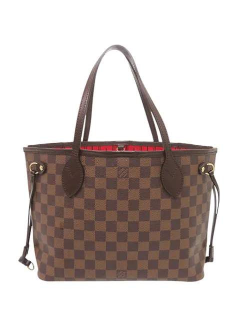 Louis Vuitton Pre-Owned 2011 Damier Ebene Neverfull PM tote bag Brown EEINE60G6RZ07O41