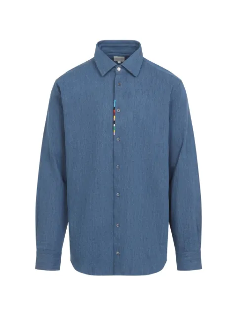 Paul Smith Artist Stripe long-sleeve shirt Blue M1RA112EW03152