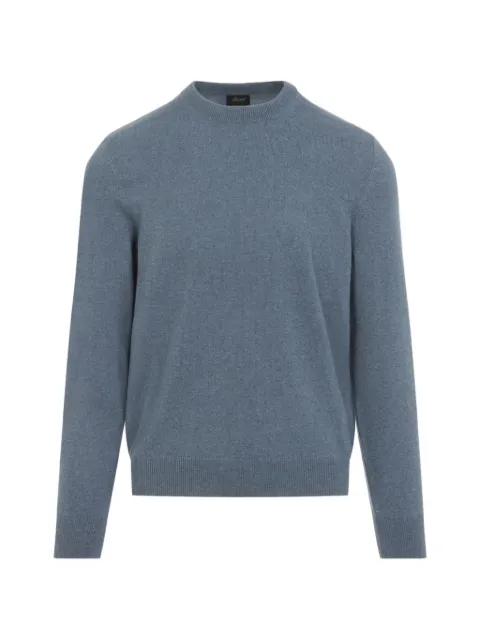 Brioni cashmere crew-neck sweater Blue UMQ90LODK08