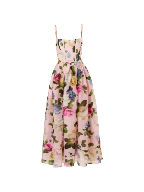 Carolina Herrera floral-print maxi dress Pink E2611N509GLF