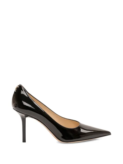 Jimmy Choo Love patent-leather pumps Black J000123568