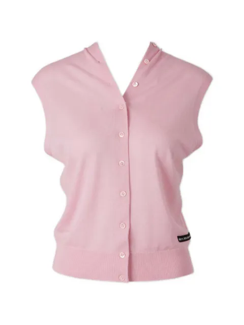 Alexander Wang scoop-neck sleeveless knitted top Pink 1KC3263074