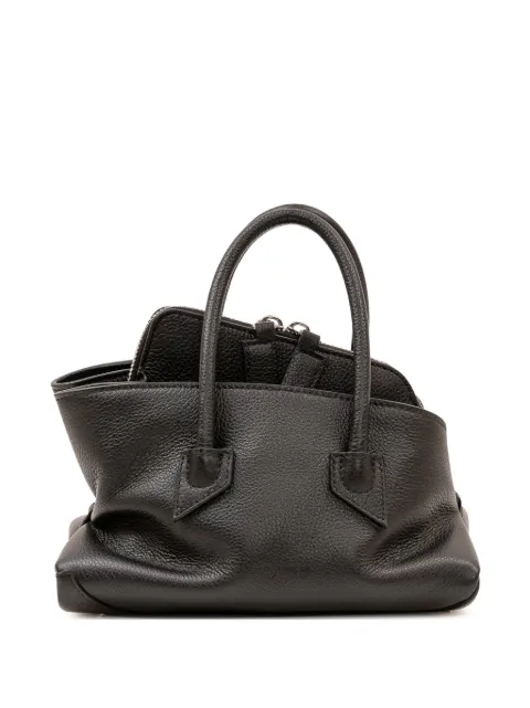 The Attico ''La Passeggiata Mini'' black top handle bag Black 260WAH00063LBT117AA